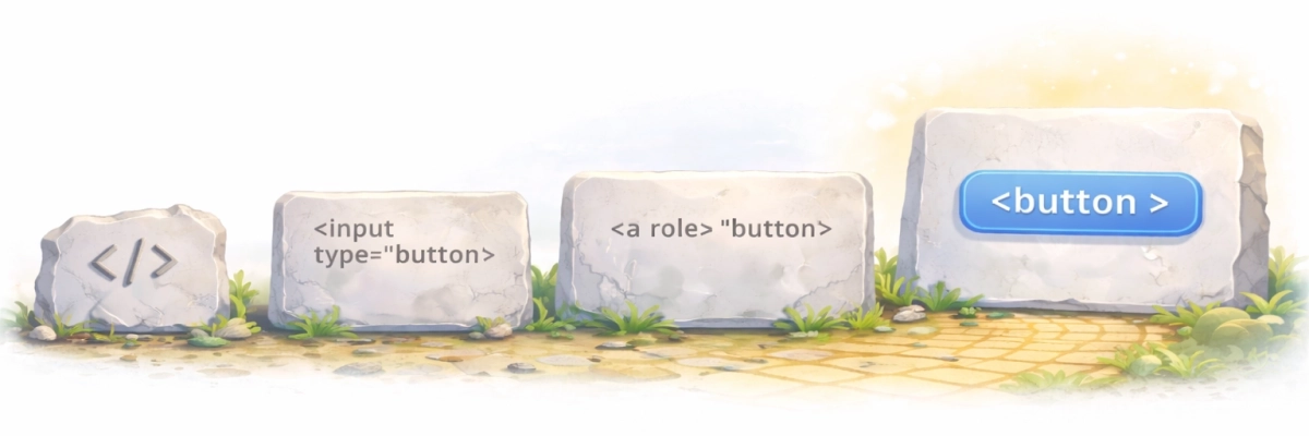 Abstract layout blocks representing structural primitives and styling boundaries