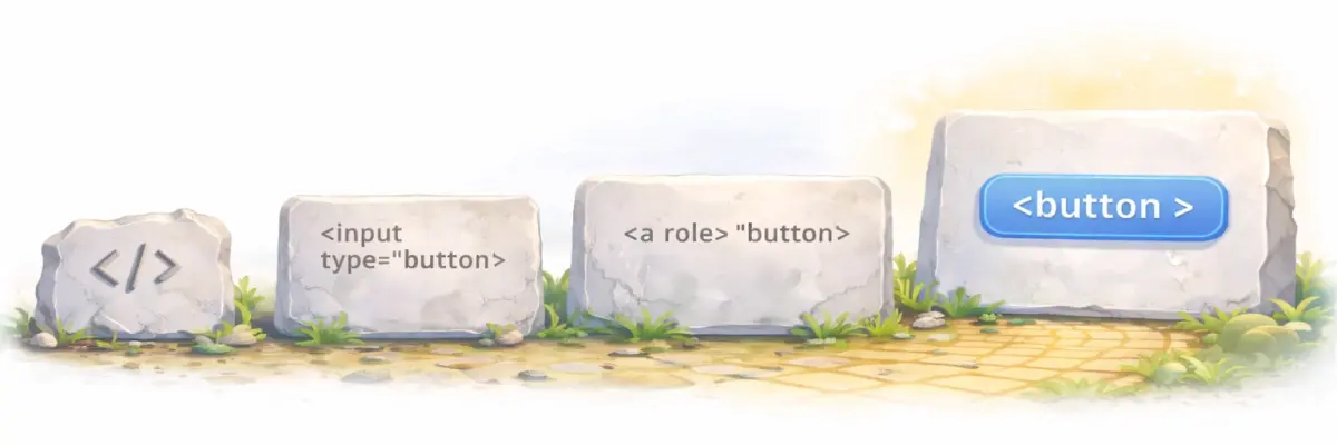 Abstract layout blocks representing structural primitives and styling boundaries